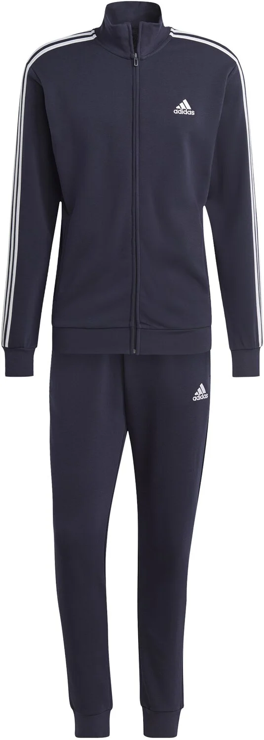 ADIDAS Herren Sportanzug Basic 3-Streifen French Terry