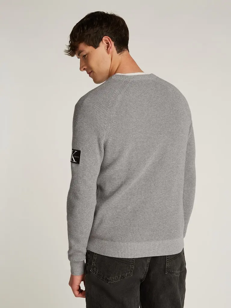 BADGE EASY SWEATER