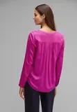 Basic Bluse in Unifarbe