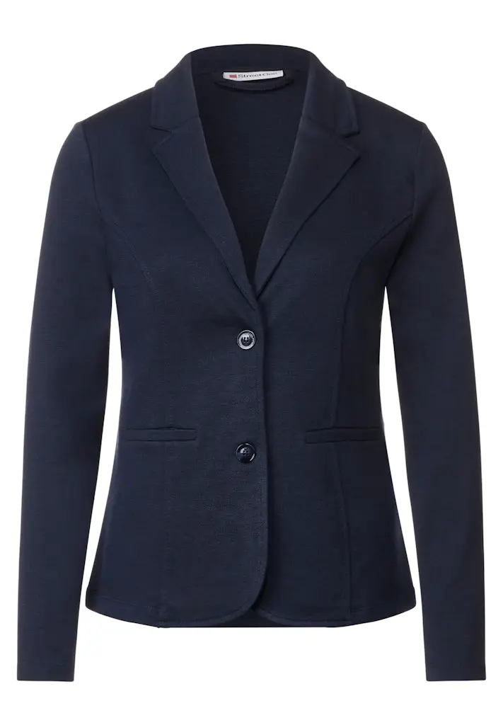 Basic Piqué Blazer