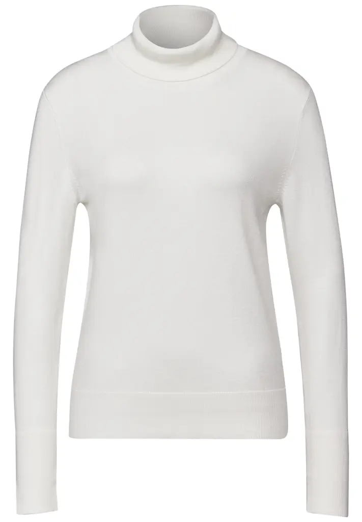 Basic Rollkragen-Pullover