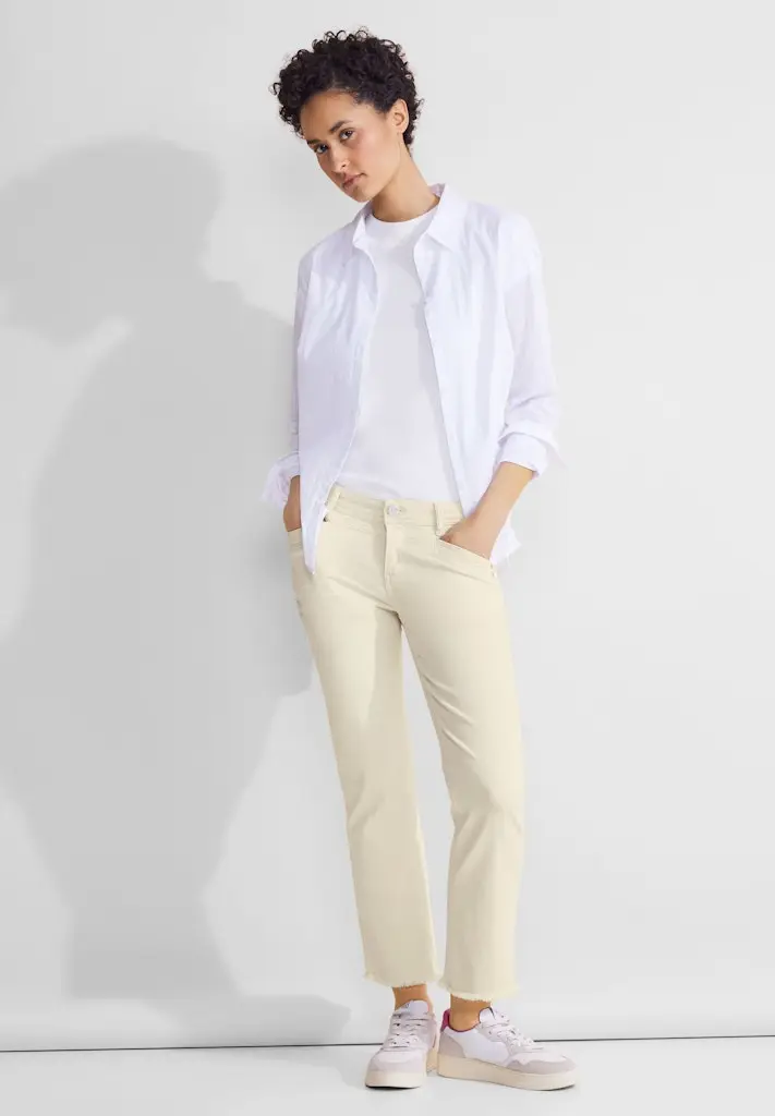 Beige Slim Fit Jeans