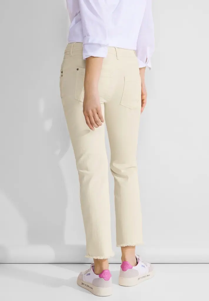 Beige Slim Fit Jeans