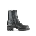 Biker Boots Glattleder schwarz