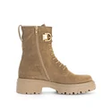 Biker Boots Rauleder braun