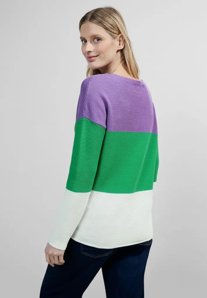 Blockstreifen Pullover