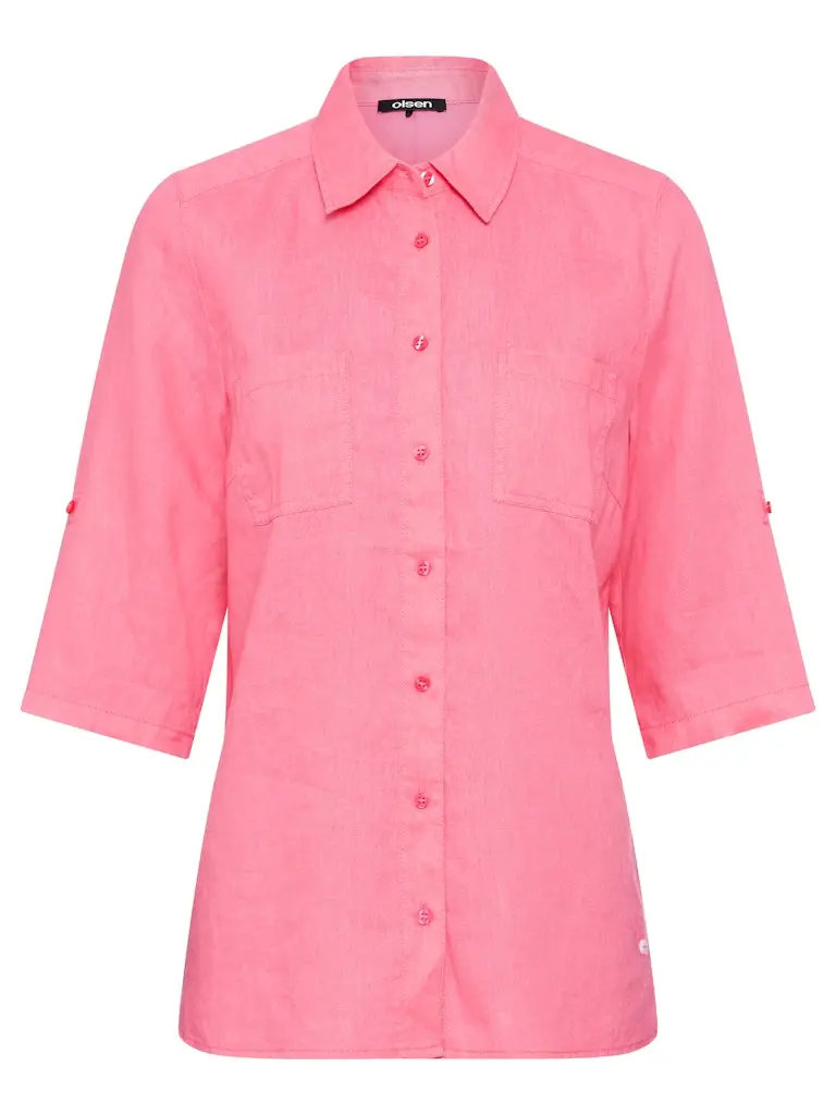 Blouse Woven Short Sleeves