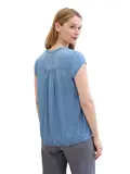 Bluse im Denim Look