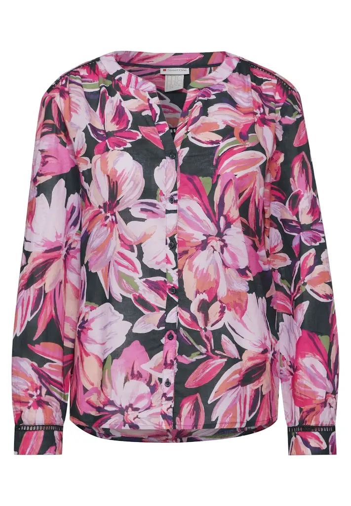 Bluse mit Flower Print