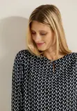 Bluse mit Minimalprint