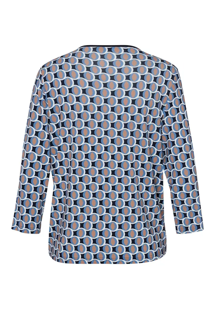 Blusenshirt NEW INSPIRATION mit ansprechendem Panneaux-Print