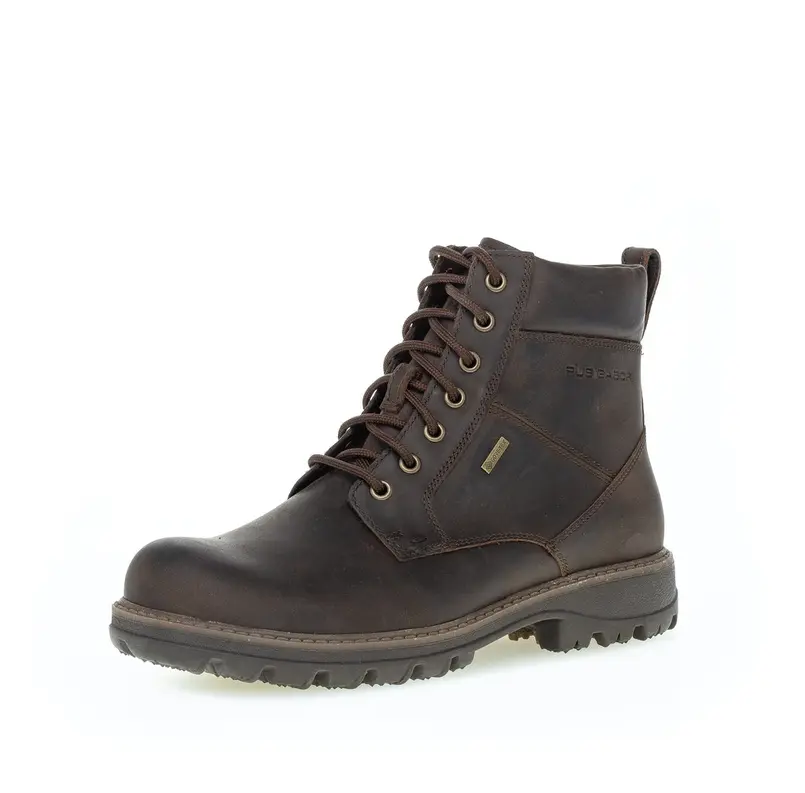 Boots Glattleder braun