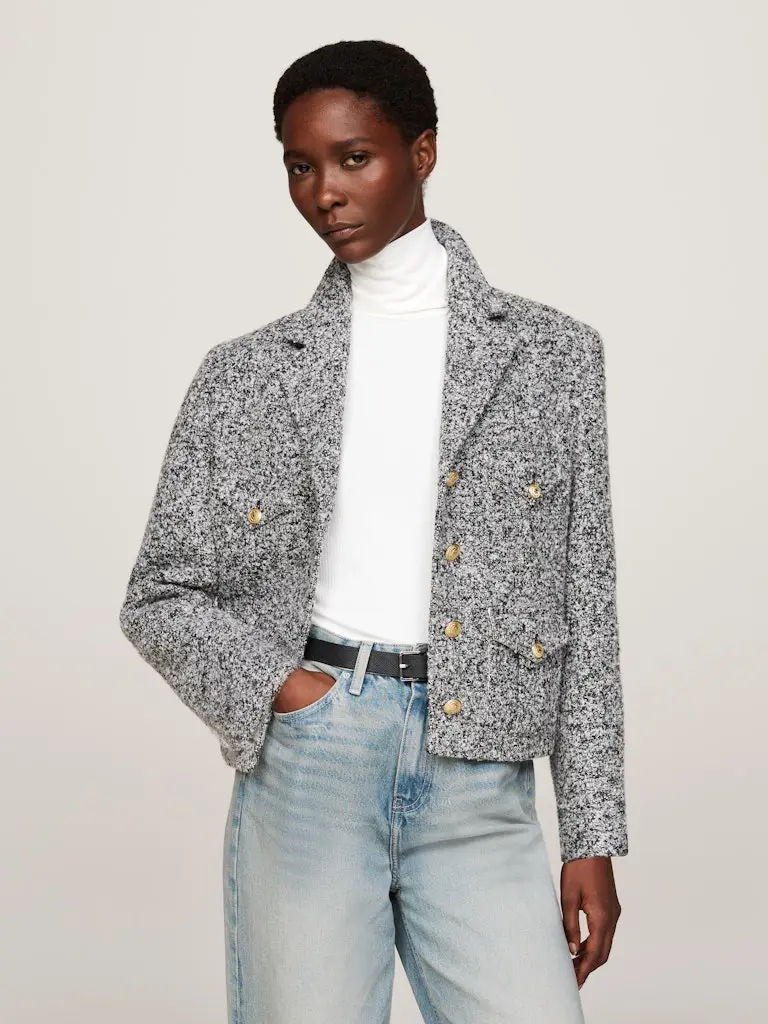 BOUCLE WOOL MIX JACKET