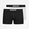 Boxershorts without Logo Men, 2pcs, Mix (Navy/Light Grey Melange)