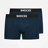 Boxershorts without Logo Men, 2pcs, Mix (Navy/Light Grey Melange)