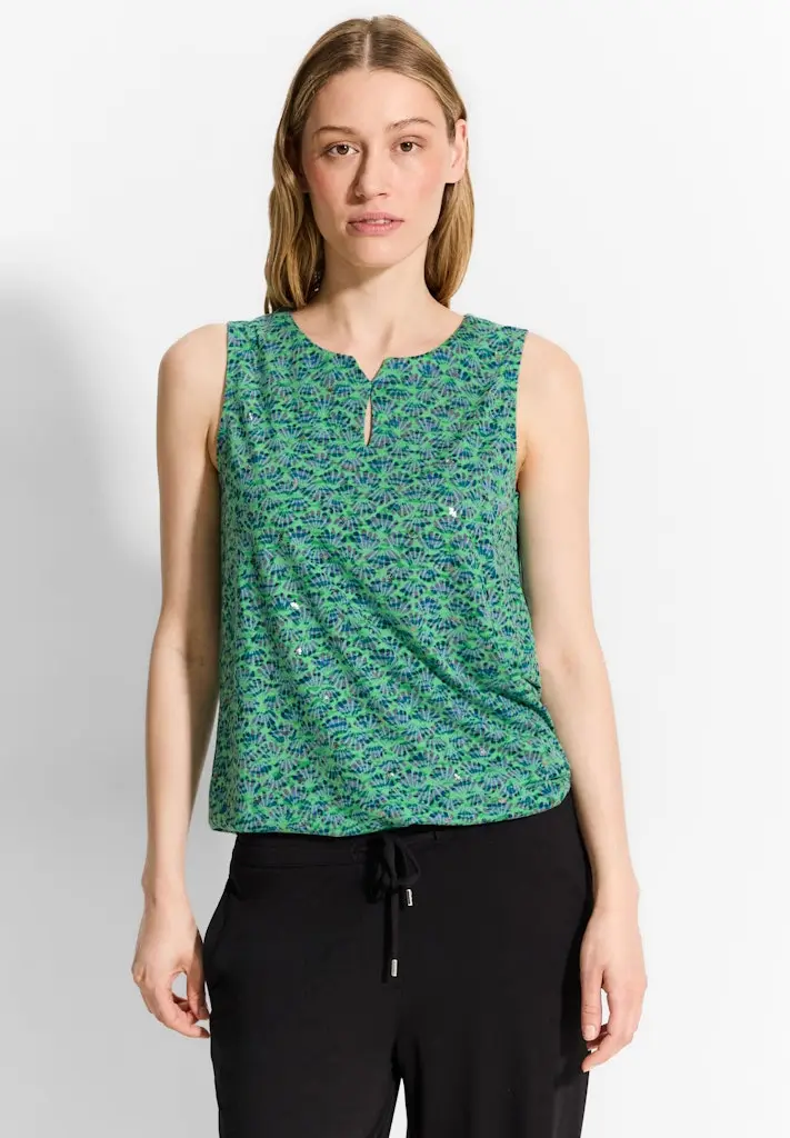 Burn-Out Print Top