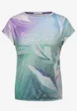 Burn-Out T-Shirt mit Print