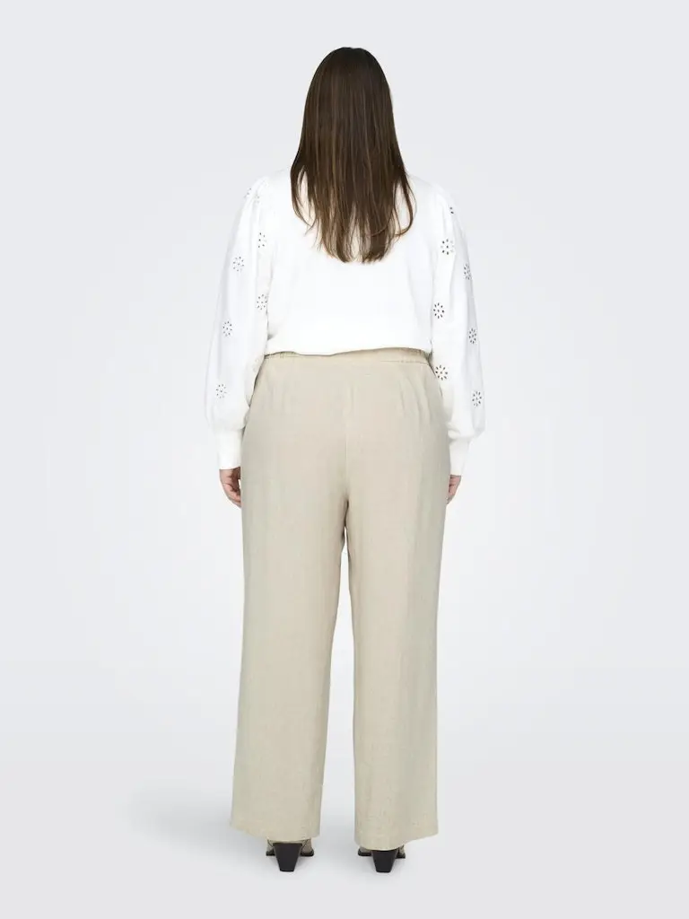 CARAGNES MW LINEN BL MEL PANT TLR