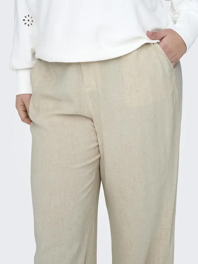 CARAGNES MW LINEN BL MEL PANT TLR