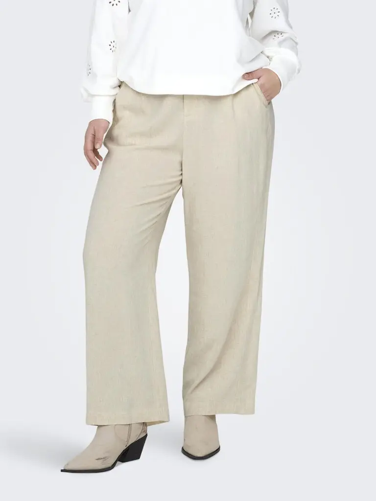 CARAGNES MW LINEN BL MEL PANT TLR