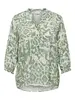 CARBABOOST LIFE 3/4 SLEEVE BLOUSE AOP