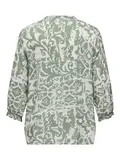 CARBABOOST LIFE 3/4 SLEEVE BLOUSE AOP