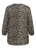 CARBABOOST LIFE 3/4 SLEEVE BLOUSE AOP