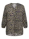 CARBABOOST LIFE 3/4 SLEEVE BLOUSE AOP