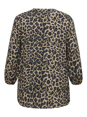 CARBABOOST LIFE 3/4 SLEEVE BLOUSE AOP