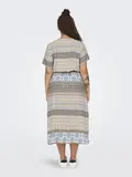 CARBETH LIFE S/S CALF DRESS AOP