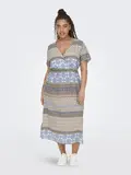 CARBETH LIFE S/S CALF DRESS AOP