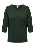 CARCARLINNE V-NECK 3/4 TOP JRS BF