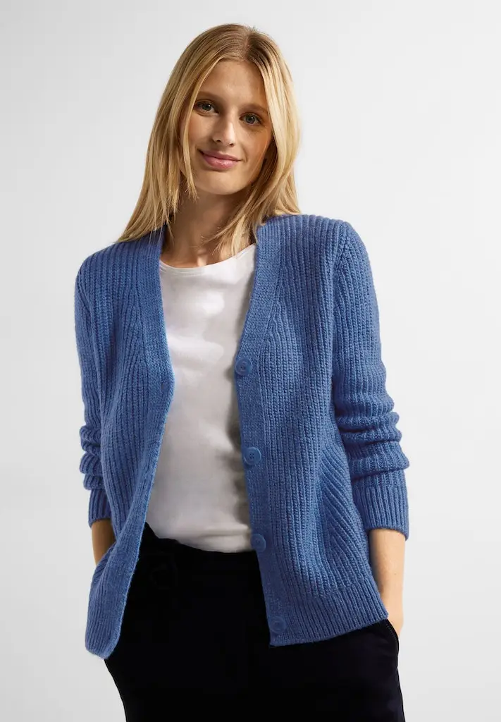 Cardigan in Grobstrick