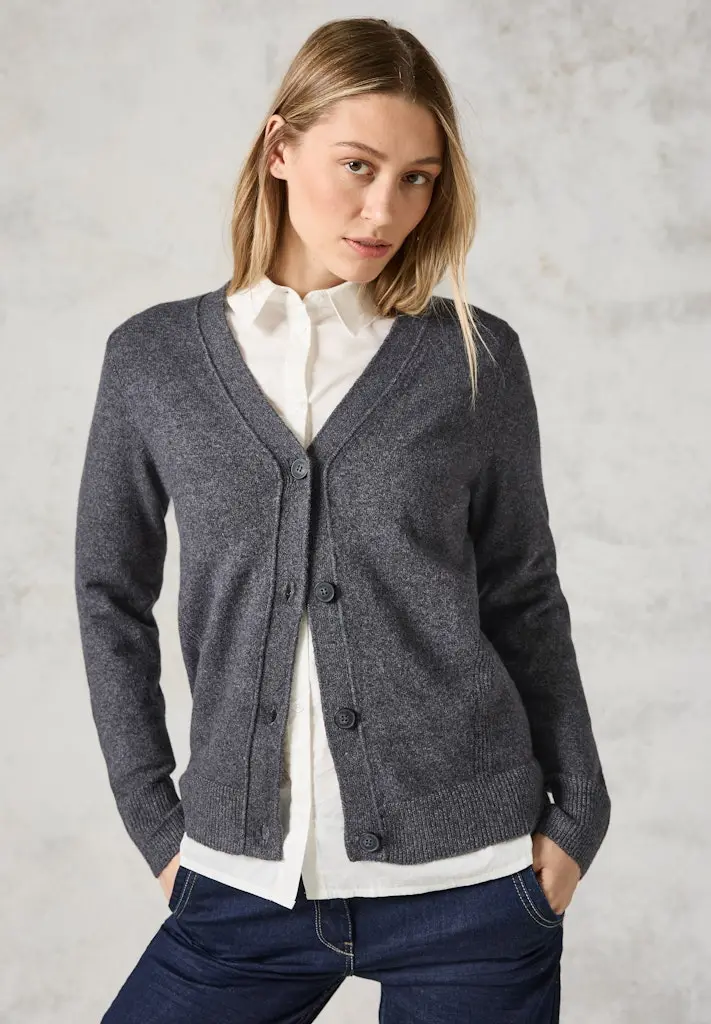 Cardigan mit Knopfleiste