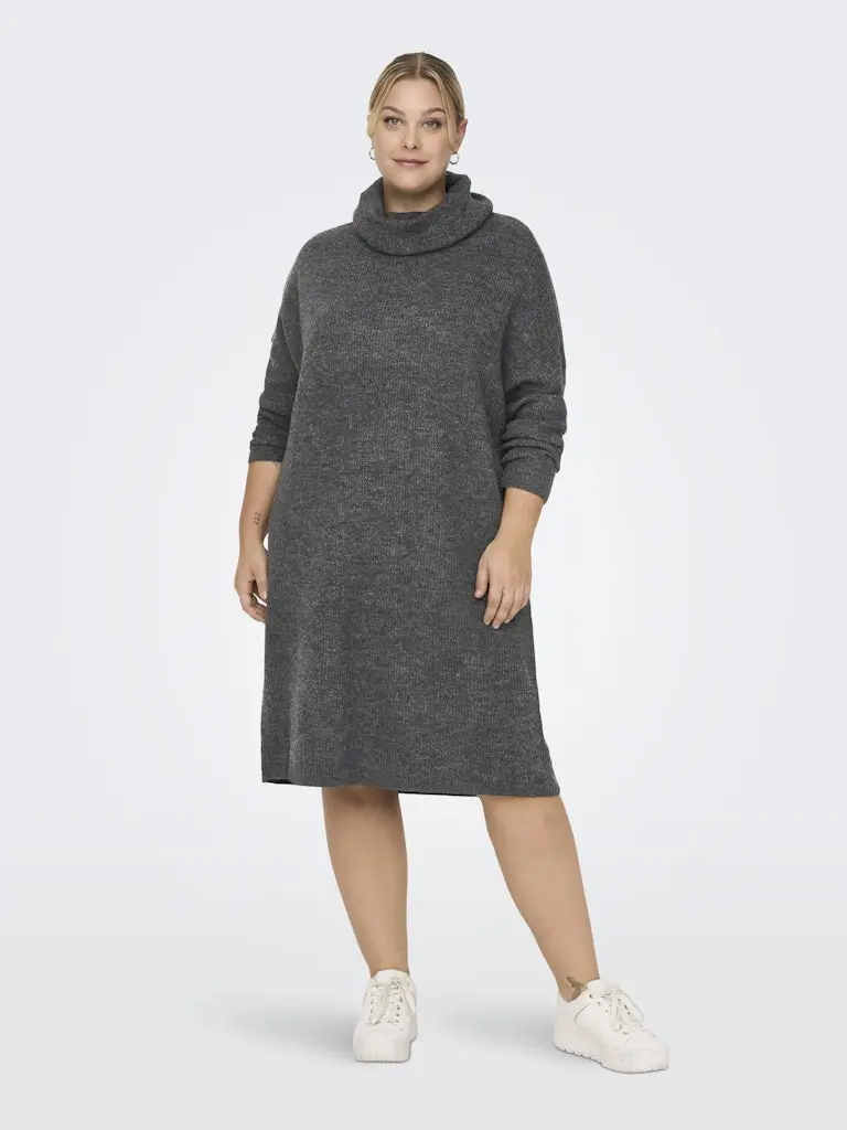 CARJANA L/S COWLNECK DRESS WOOL KNT