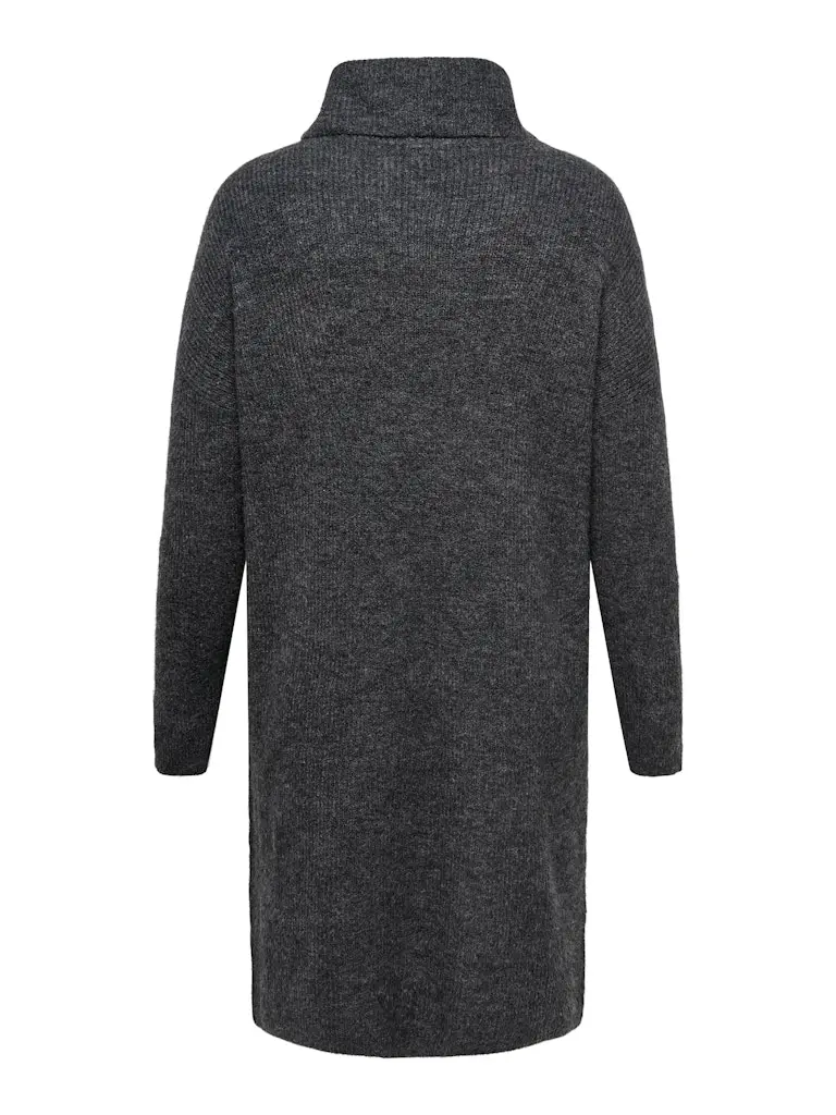 CARJANA L/S COWLNECK DRESS WOOL KNT