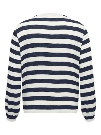 CARLIRA L/S O-NECK TOP JRS