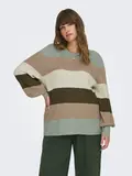 CARNEW DARIA L/S STRIPE PULLOVER KNT