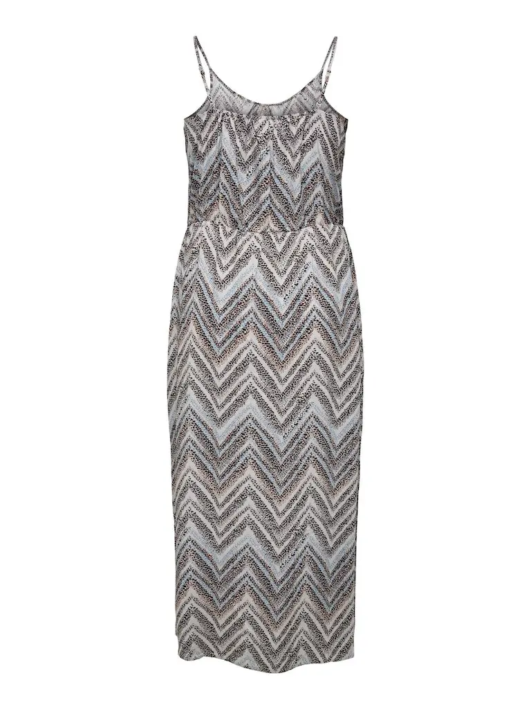 CARNOVA ELLA LIFE STRAP MAXI DRESS AOP