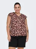 CARSUNVA LIFE SL V-NECK TOP AOP