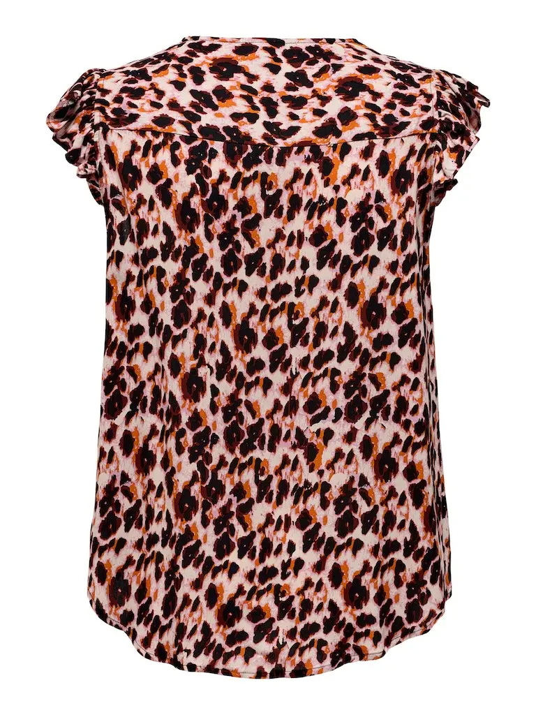 CARSUNVA LIFE SL V-NECK TOP AOP