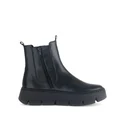 Chelsea Boots Glattleder schwarz