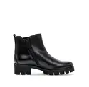 Chelsea Boots Glattleder schwarz