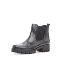 Chelsea Boots Glattleder schwarz