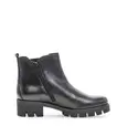 Chelsea Boots Glattleder schwarz