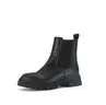 Chelsea Boots Glattleder schwarz