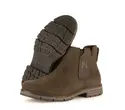 Chelsea Boots Rauleder braun