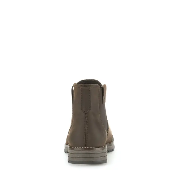 Chelsea Boots Rauleder braun