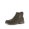 Chelsea Boots Rauleder braun