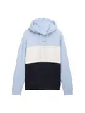 Colorblock Hoodie mit Print